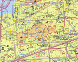 The Jeppesen 1:500,000 style of map